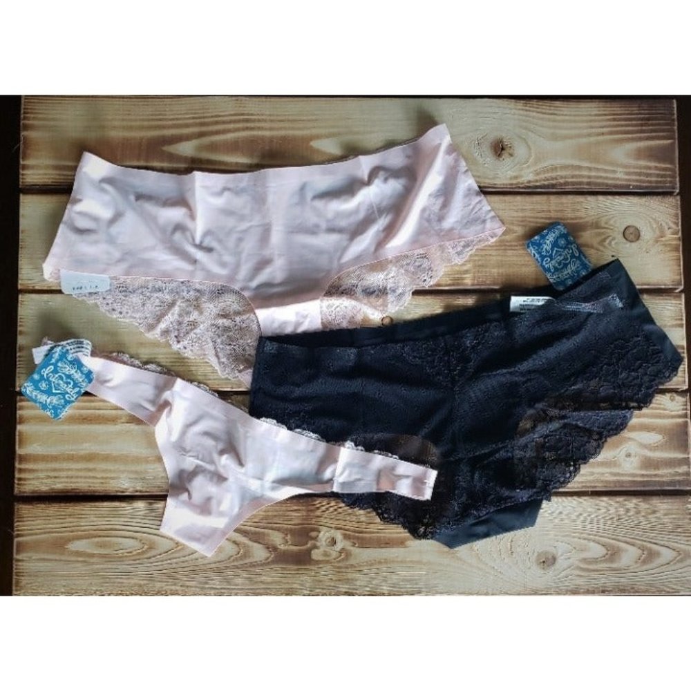 Small x3 Free People Panty Bundle NWT